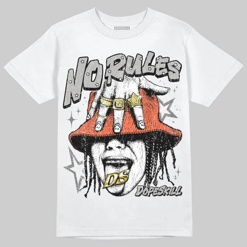 Grey 'No Rules' DopeSkill Graphic T-Shirt sold by DopeSkill