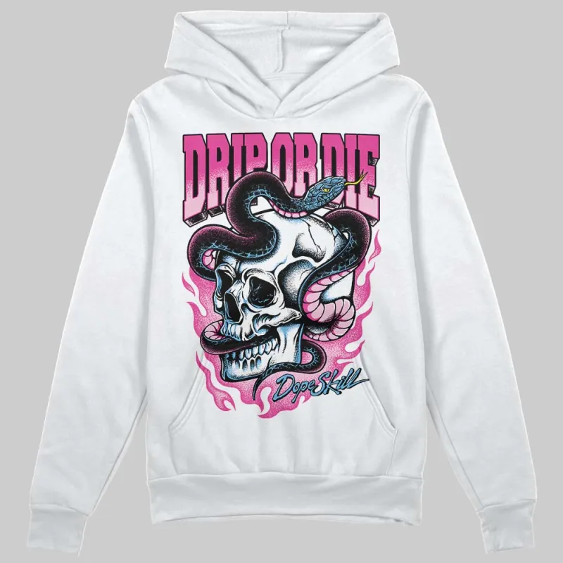 Pink 'Drip or Die' DopeSkill Graphic Hoodie sold by DopeSkill