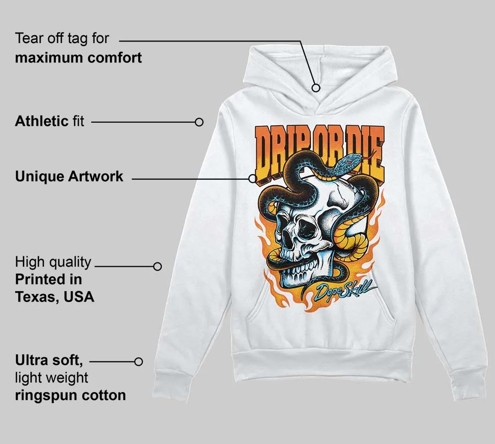 Orange 'Drip or Die' DopeSkill Graphic Hoodie sold by DopeSkill product image thumbnail 3