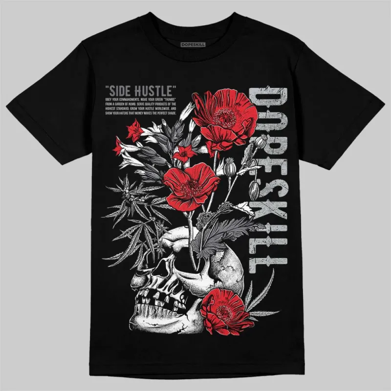 Wolf Grey 12s DopeSkill T-Shirt Side Hustle Graphic sold by DopeSkill