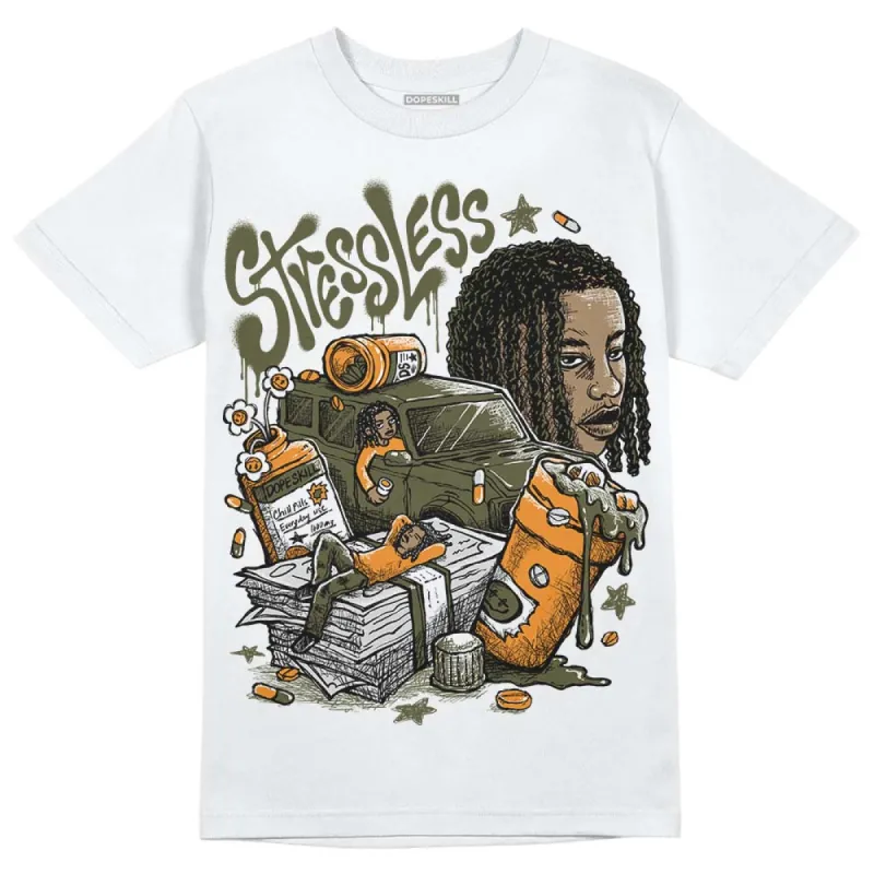 Olive 5s DopeSkill T-Shirt Stressless Graphic sold by DopeSkill