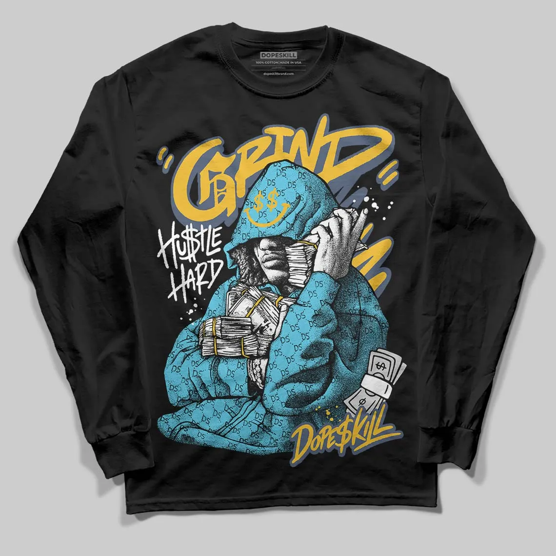 Gamma 11s DopeSkill Long Sleeve T-Shirt Grind Pray Graphic sold by DopeSkill