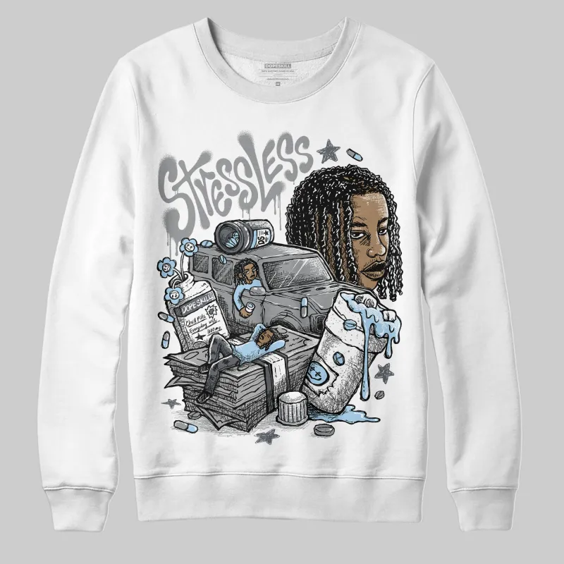 Wolf Grey 5s DopeSkill Sweatshirt Stressless Graphic sold by DopeSkill