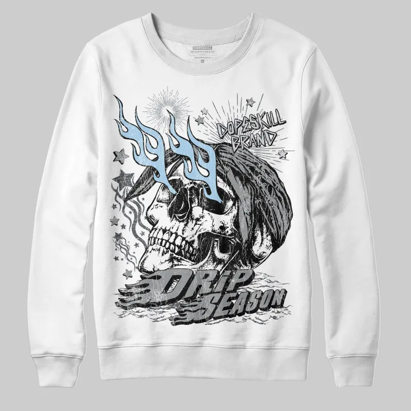 Wolf Grey 5s DopeSkill Sweatshirt Drip Season Graphic sold by DopeSkill