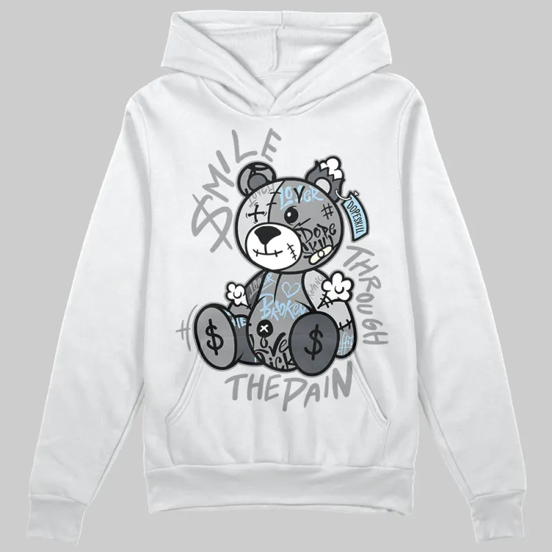 Wolf Grey 5s DopeSkill Hoodie Sweatshirt Smile Through The Pain Graphic sold by DopeSkill