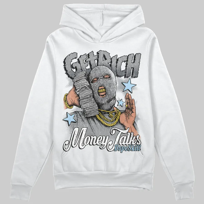 Wolf Grey 5s DopeSkill Hoodie Sweatshirt Get Rich Graphic sold by DopeSkill