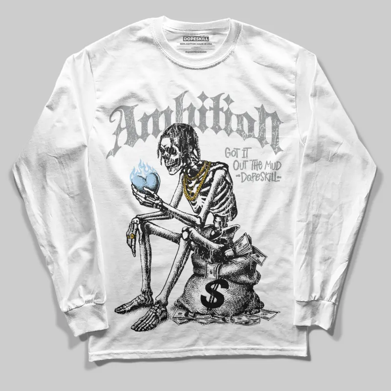 Wolf Grey 5s DopeSkill Long Sleeve T-Shirt Ambition Graphic sold by DopeSkill