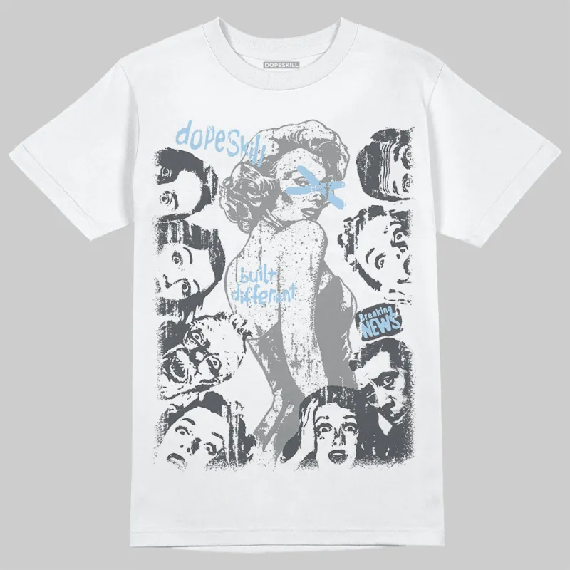 Wolf Grey 5s DopeSkill T-Shirt Built Different Graphic sold by DopeSkill