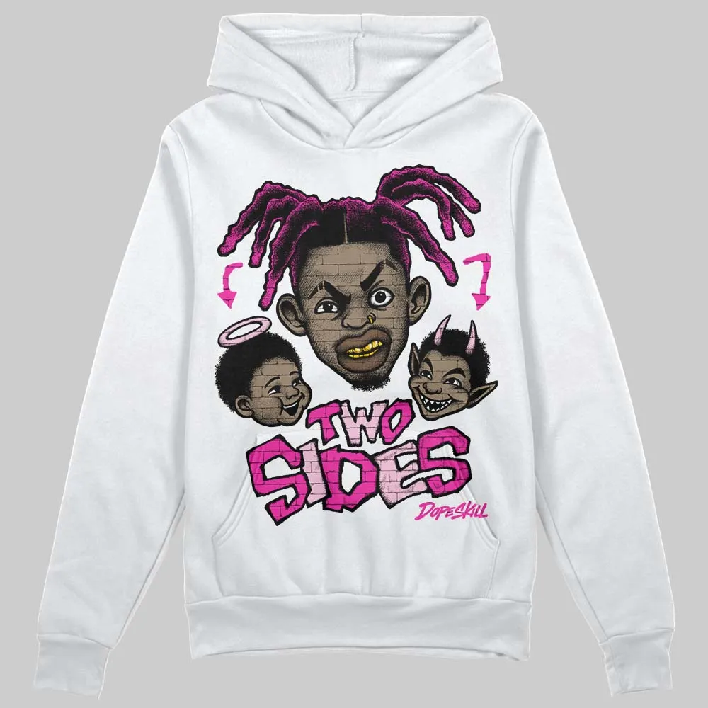 Pink 'Two Sides' DopeSkill Graphic Hoodie sold by DopeSkill