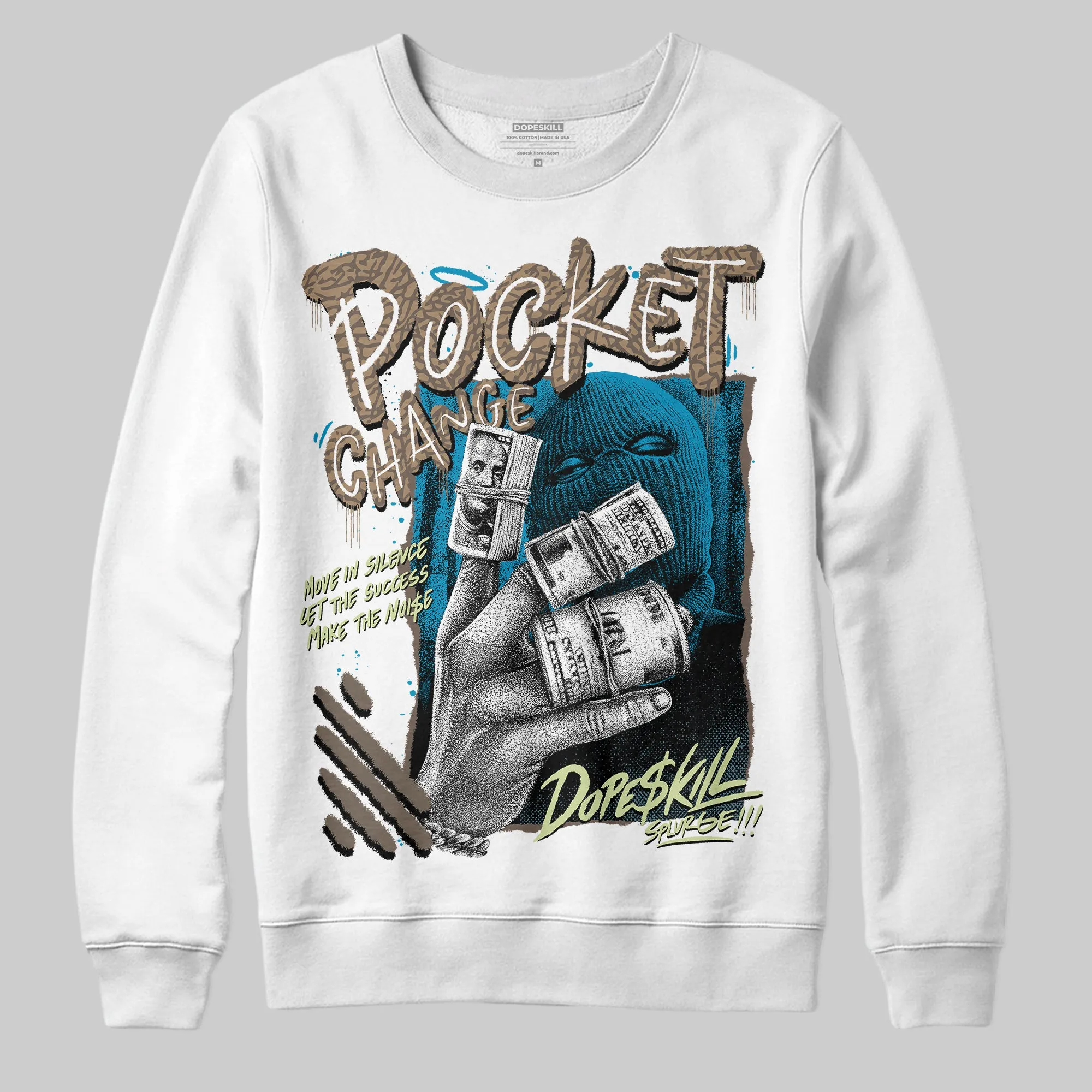 “We Outside” 3s DopeSkill Sweatshirt Pocket Change Graphic sold by DopeSkill