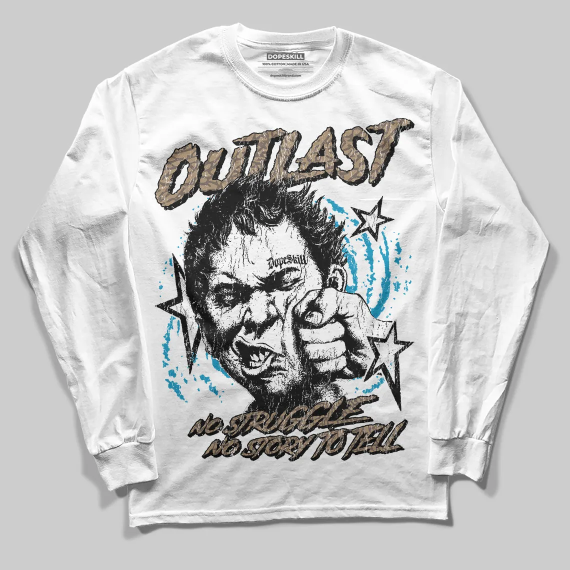 “We Outside” 3s DopeSkill Long Sleeve T-Shirt Outlast Graphic sold by DopeSkill