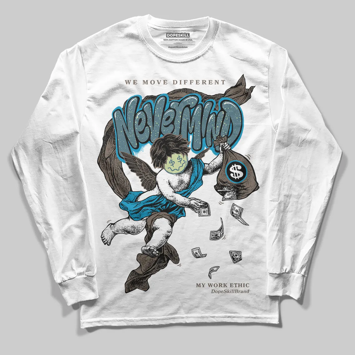 “We Outside” 3s DopeSkill Long Sleeve T-Shirt Nevermind Graphic sold by DopeSkill