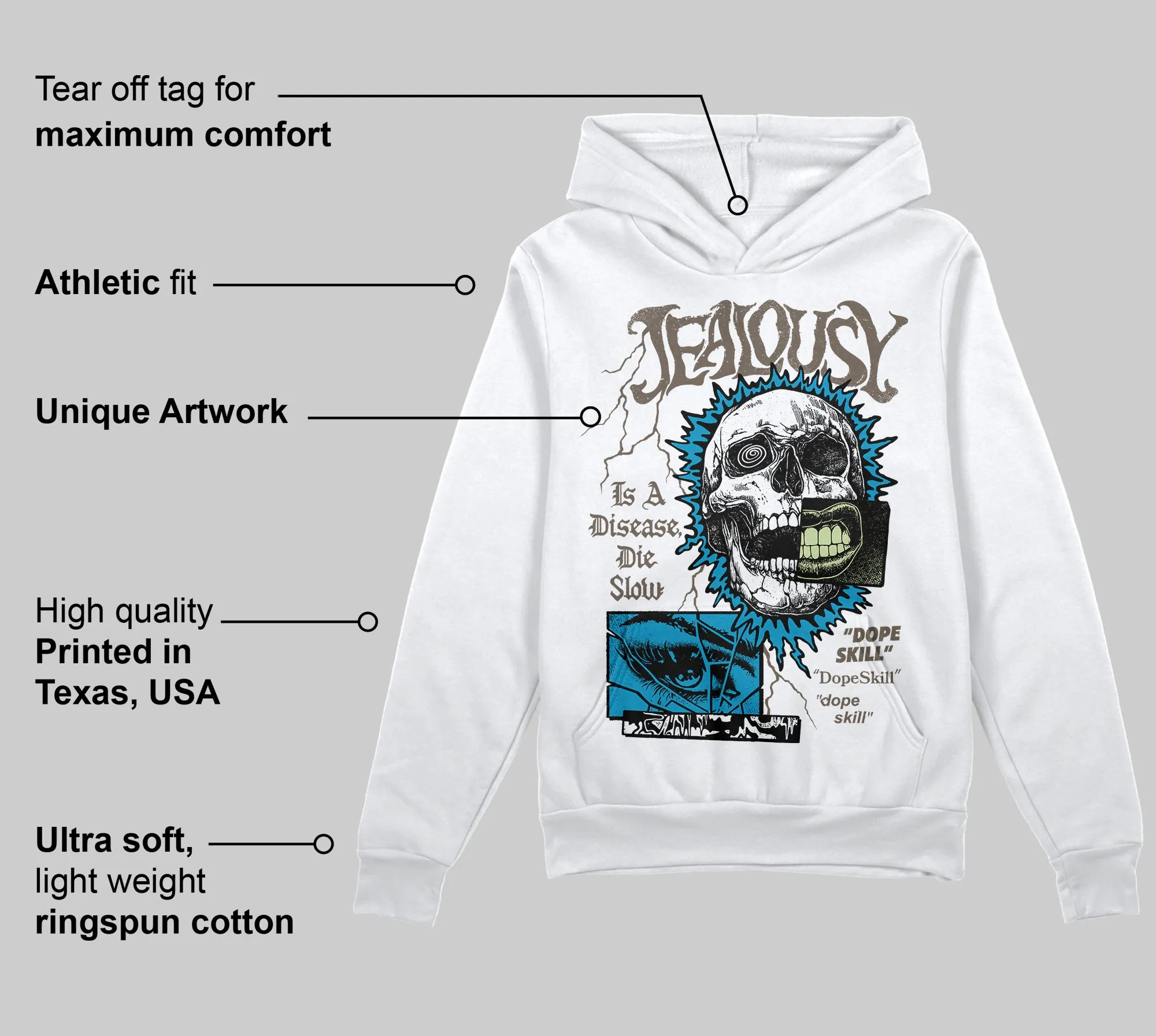 “We Outside” 3s DopeSkill Hoodie Sweatshirt Jealousy Graphic sold by DopeSkill product image thumbnail 3