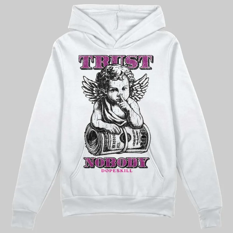 Pink 'Trust Nobody' DopeSkill Graphic Hoodie sold by DopeSkill