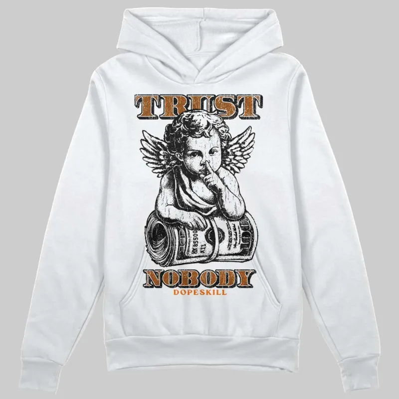 Orange 'Trust Nobody' DopeSkill Graphic Hoodie sold by DopeSkill