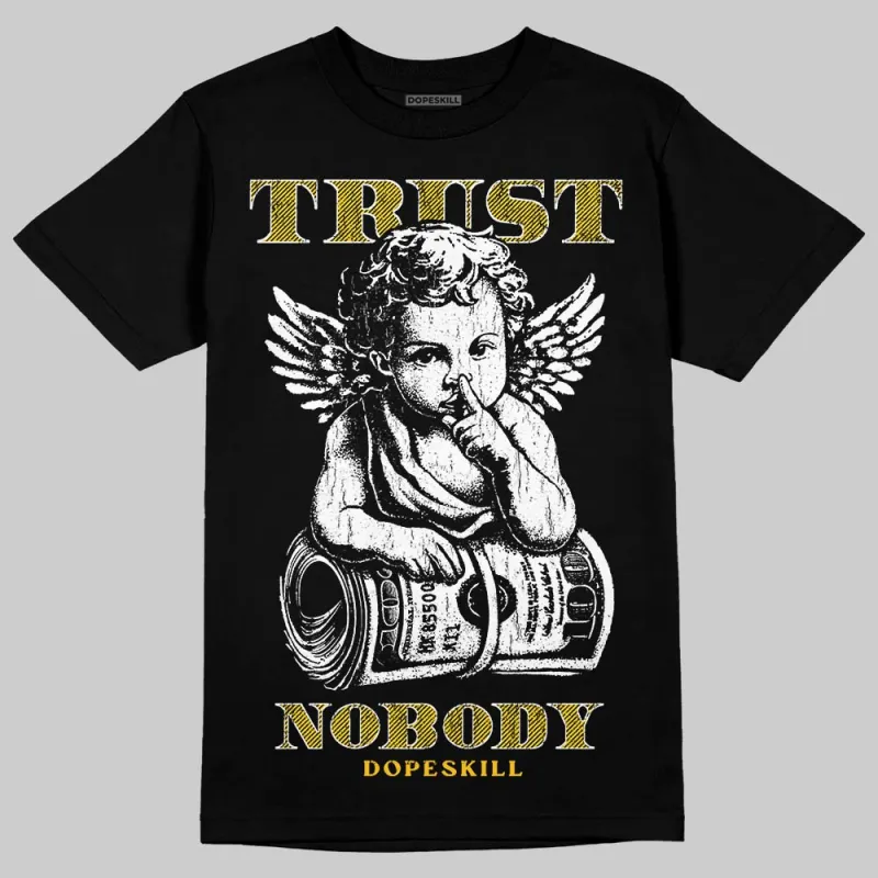 Yellow 'Trust Nobody' DopeSkill Graphic T-Shirt sold by DopeSkill