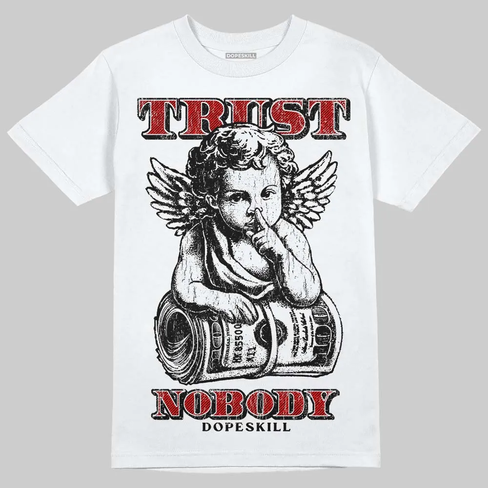 Black/White 'Trust Nobody' DopeSkill Graphic T-Shirt sold by DopeSkill product image thumbnail 2