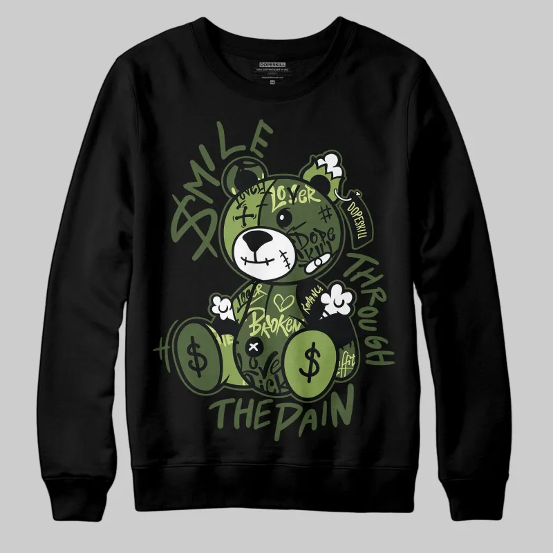 Foamposite One "Pine Green" DopeSkill Sweatshirt Smile Through The Pain Graphic sold by DopeSkill