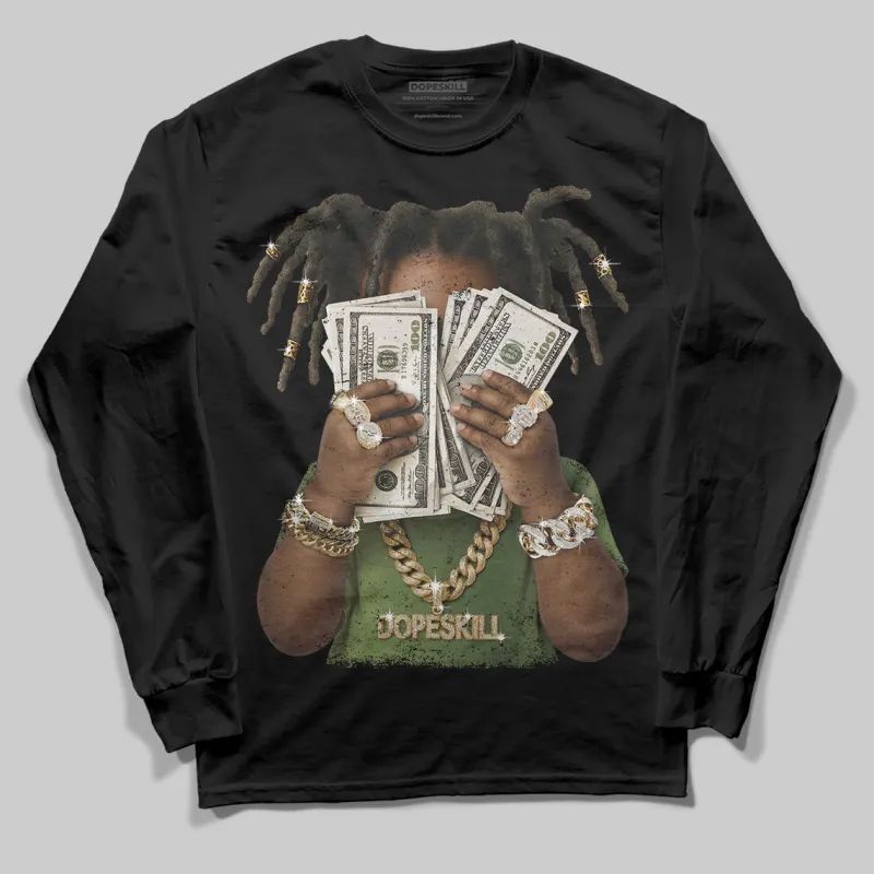 Foamposite One "Pine Green" DopeSkill Long Sleeve T-Shirt Rich Youth Graphic sold by DopeSkill