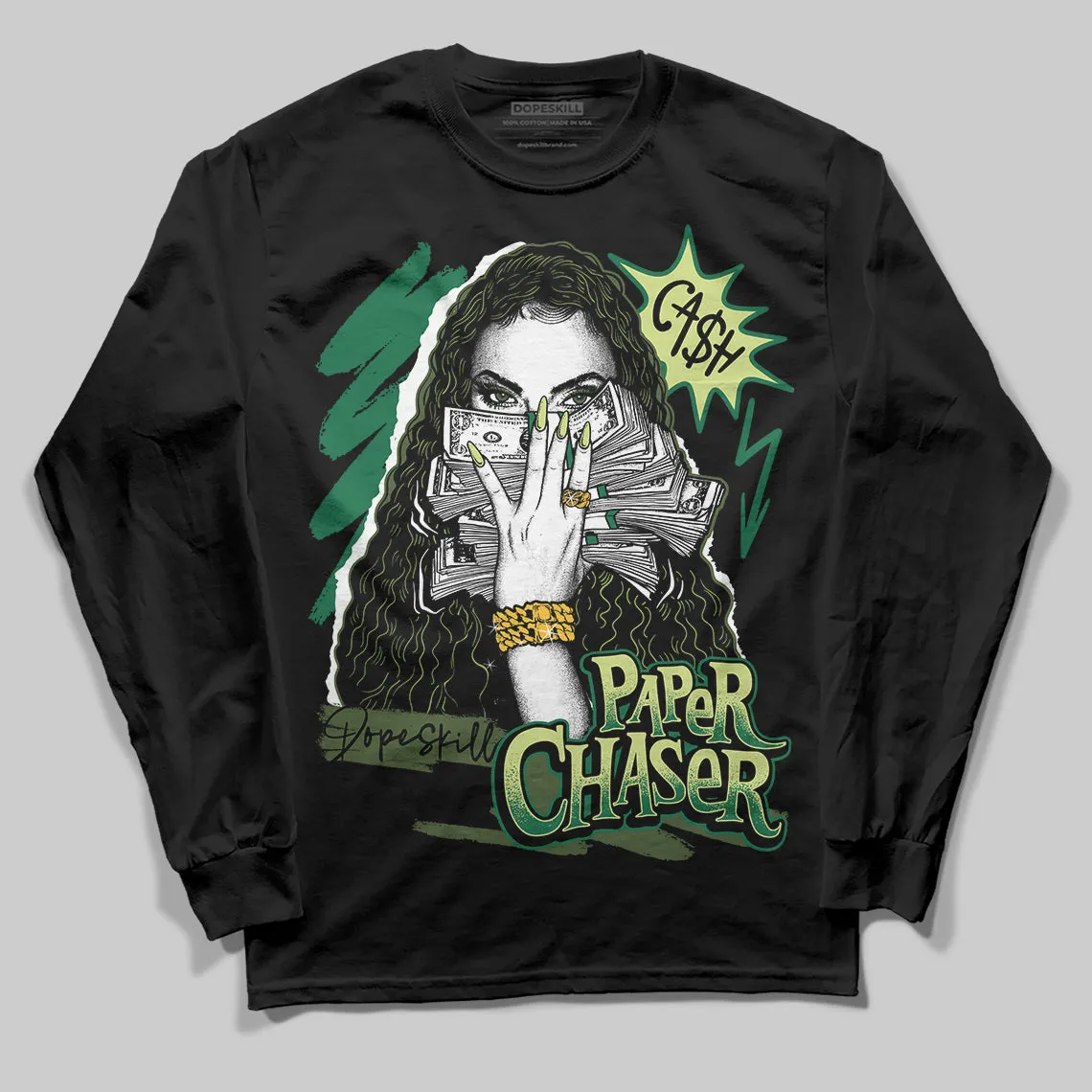 Foamposite One "Pine Green" DopeSkill Long Sleeve T-Shirt NPC Graphic sold by DopeSkill