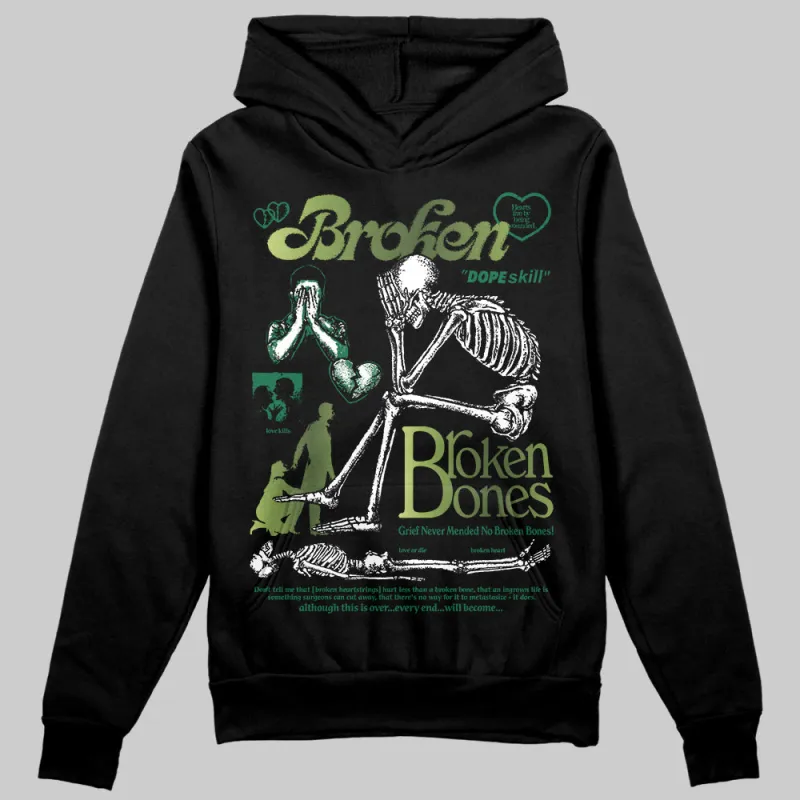 Foamposite One "Pine Green" DopeSkill Hoodie Sweatshirt Broken Bones Graphic sold by DopeSkill