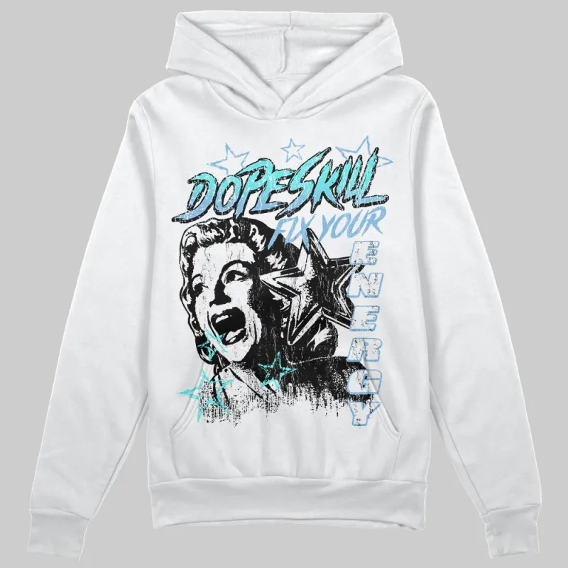 University Blue 'Fix Your Energy' DopeSkill Graphic Hoodie sold by DopeSkill