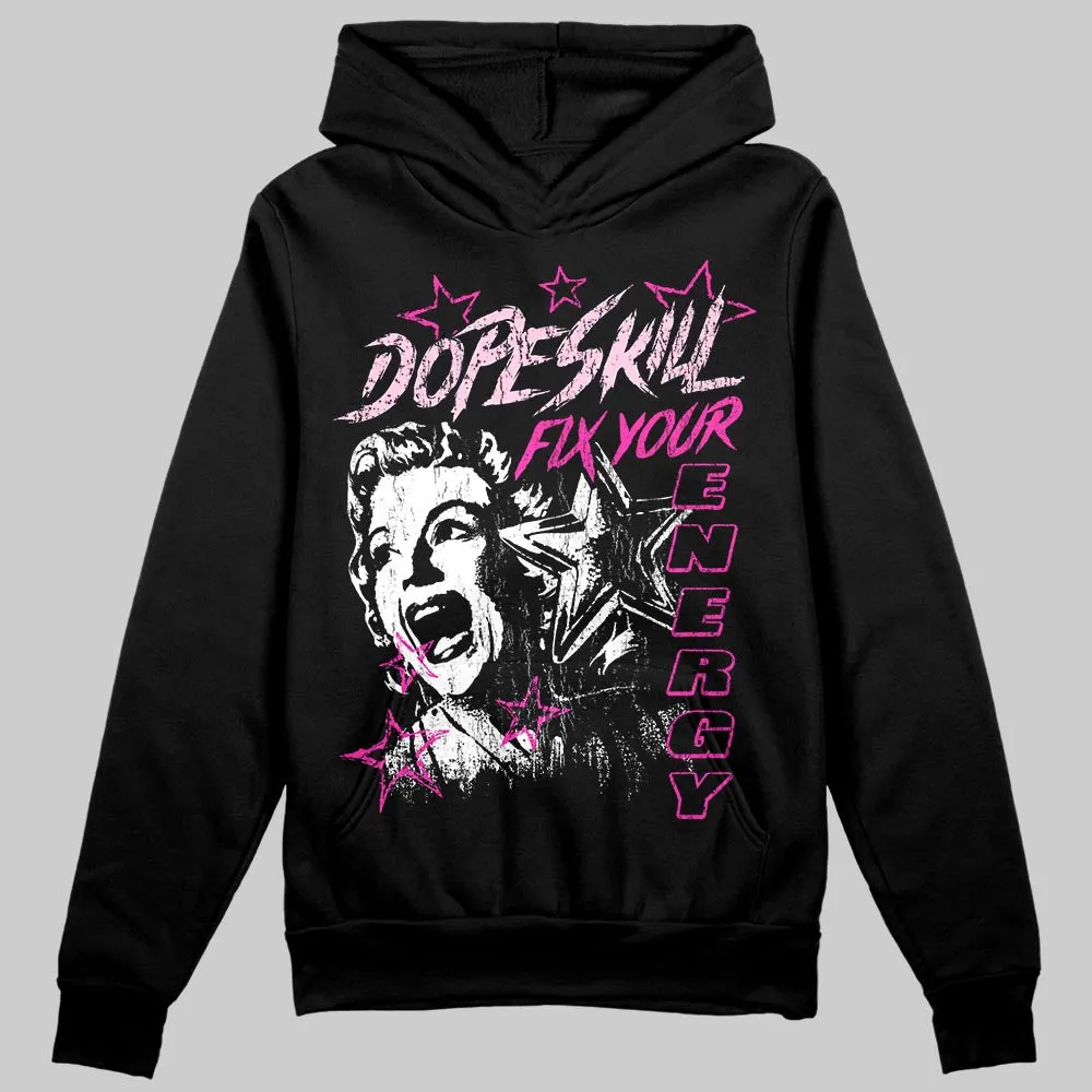 Pink 'Fix Your Energy' DopeSkill Graphic Hoodie sold by DopeSkill product image thumbnail 2