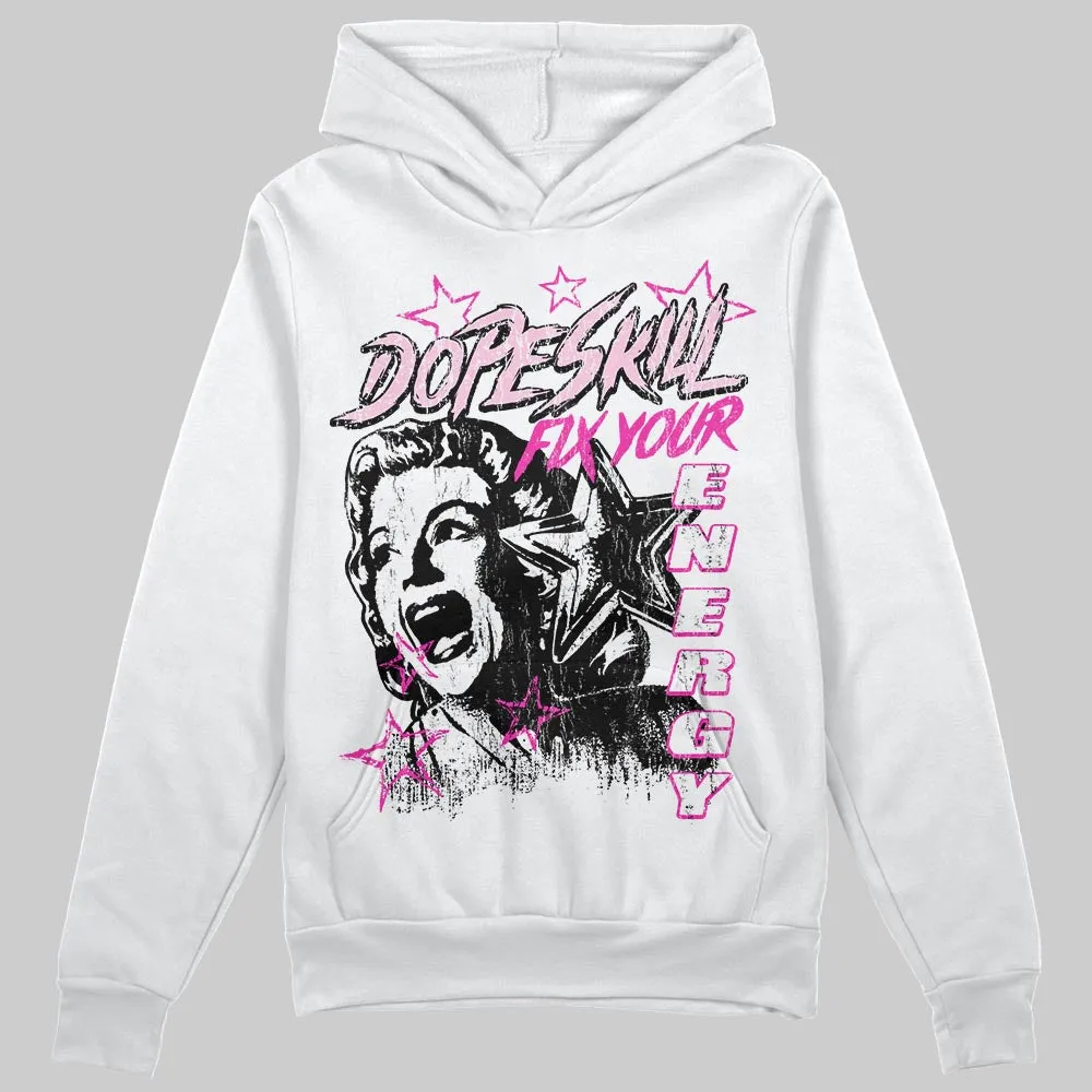 Pink 'Fix Your Energy' DopeSkill Graphic Hoodie sold by DopeSkill