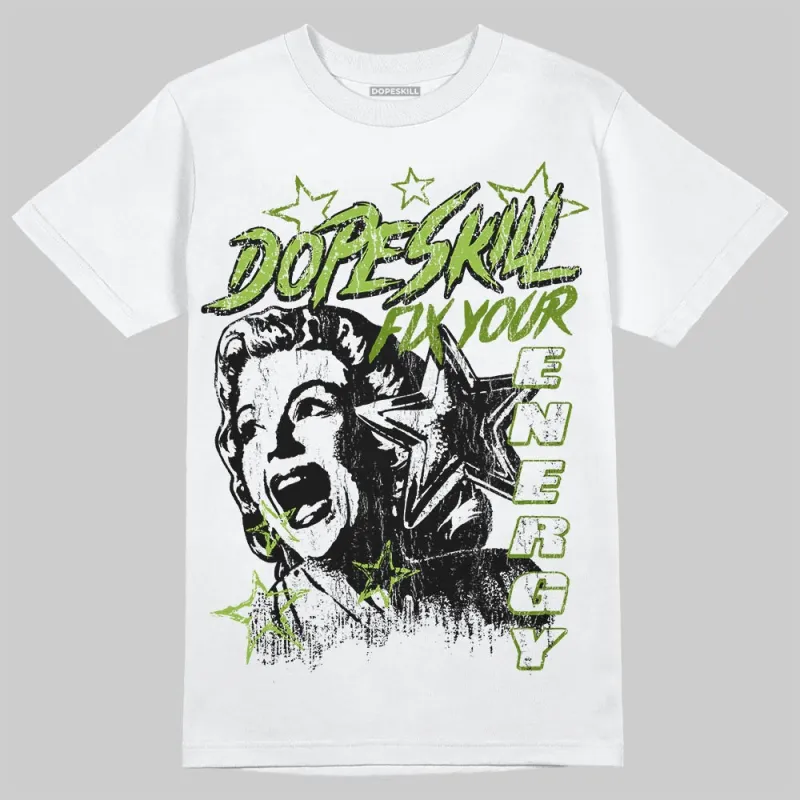 Green 'Fix Your Energy' DopeSkill Graphic T-Shirt made by DopeSkill