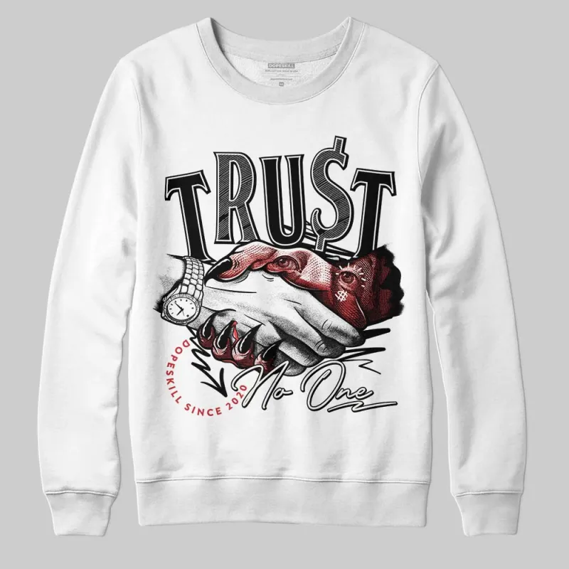 Flight Club 4s DopeSkill Sweatshirt Trust No One Graphic sold by DopeSkill