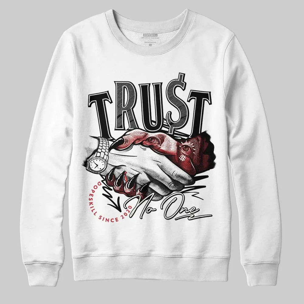 Flight Club 4s DopeSkill Sweatshirt Trust No One Graphic sold by DopeSkill