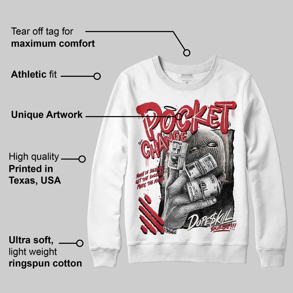 Flight Club 4s DopeSkill Sweatshirt Pocket Change Graphic sold by DopeSkill product image thumbnail 3
