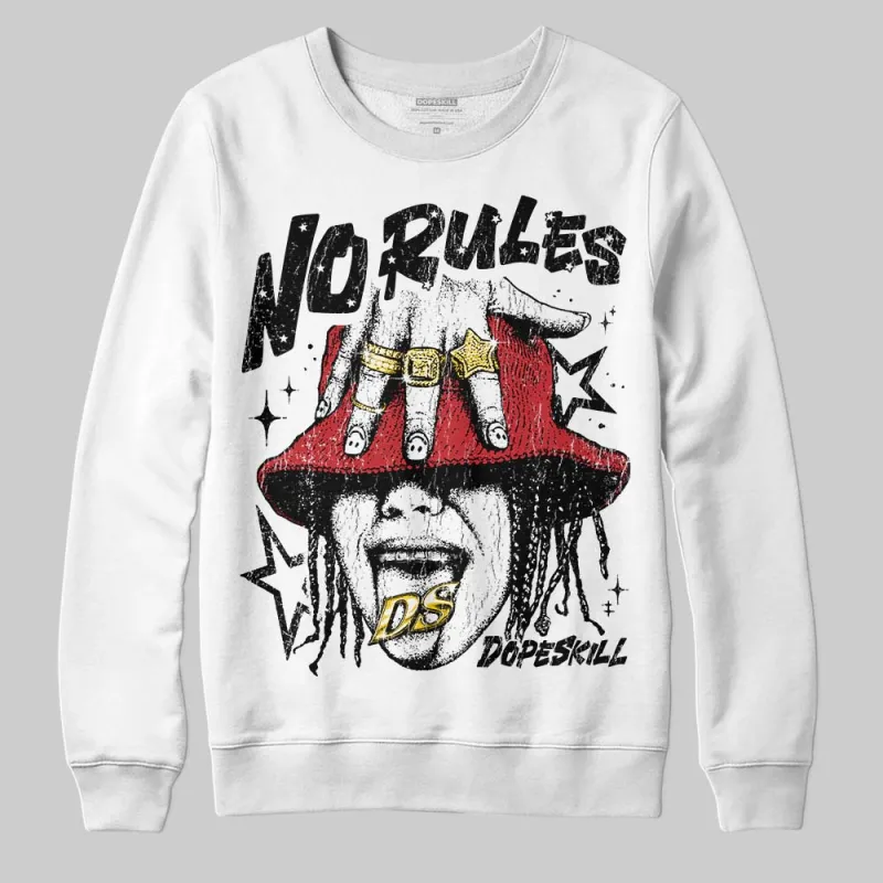 Flight Club 4s DopeSkill Sweatshirt No Rules Graphic sold by DopeSkill