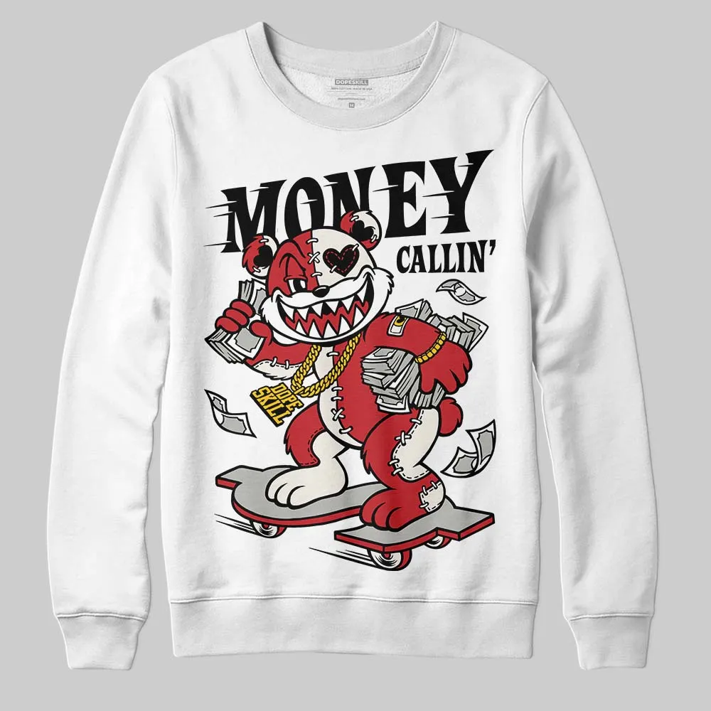 Flight Club 4s DopeSkill Sweatshirt Money Callin' Graphic sold by DopeSkill