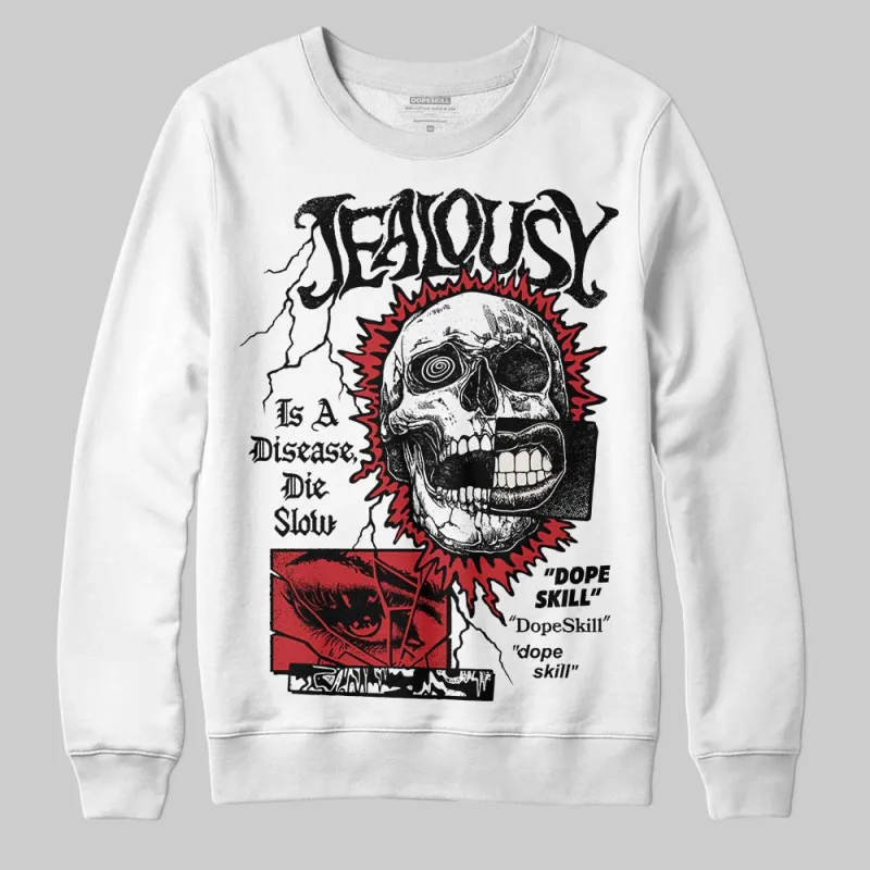 Flight Club 4s DopeSkill Sweatshirt Jealousy Graphic sold by DopeSkill