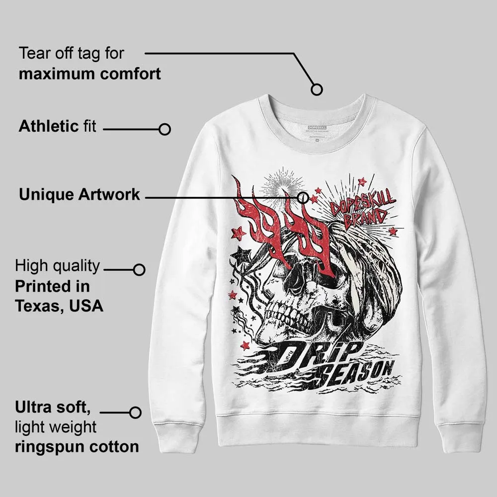 Flight Club 4s DopeSkill Sweatshirt Drip Season Graphic sold by DopeSkill product image thumbnail 3