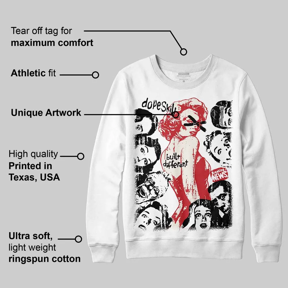 Flight Club 4s DopeSkill Sweatshirt Built Different Graphic sold by DopeSkill product image thumbnail 3