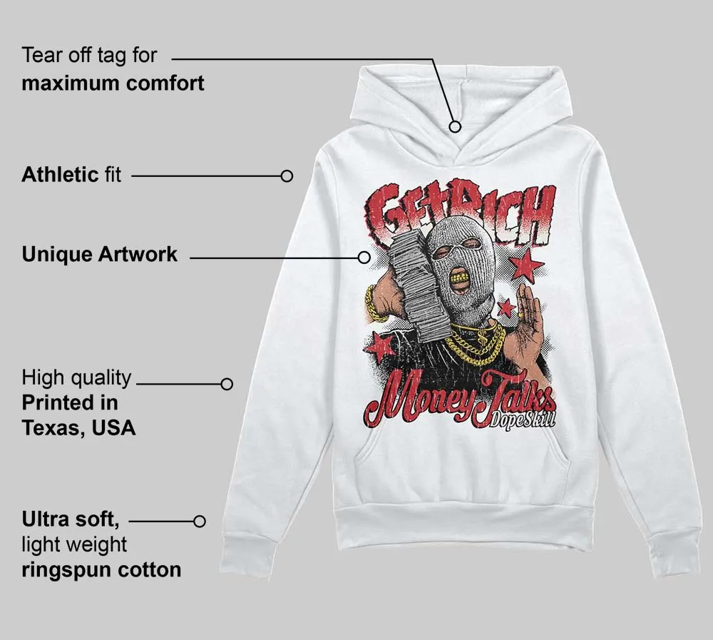 Flight Club 4s DopeSkill Hoodie Sweatshirt Get Rich Graphic sold by DopeSkill product image thumbnail 3