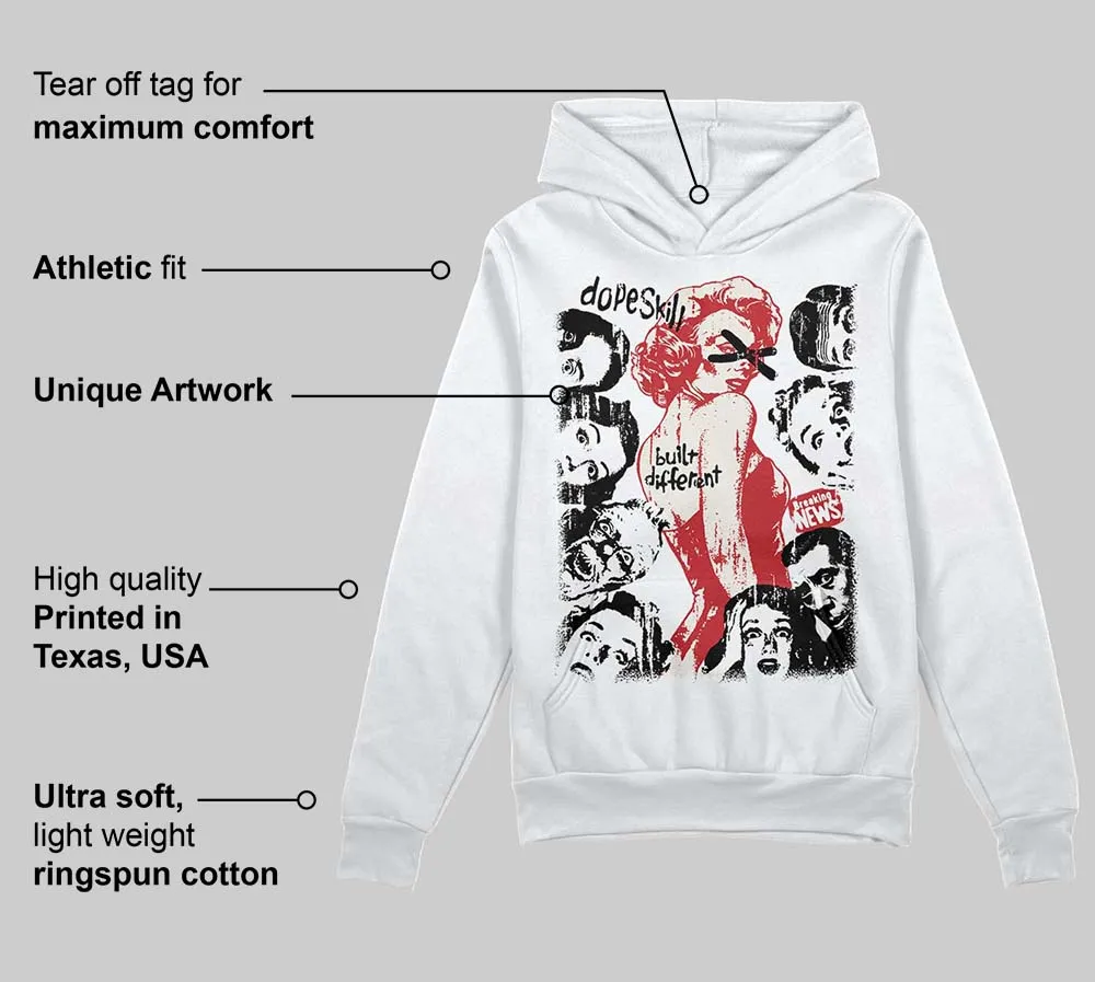 Flight Club 4s DopeSkill Hoodie Sweatshirt Built Different Graphic sold by DopeSkill product image thumbnail 3