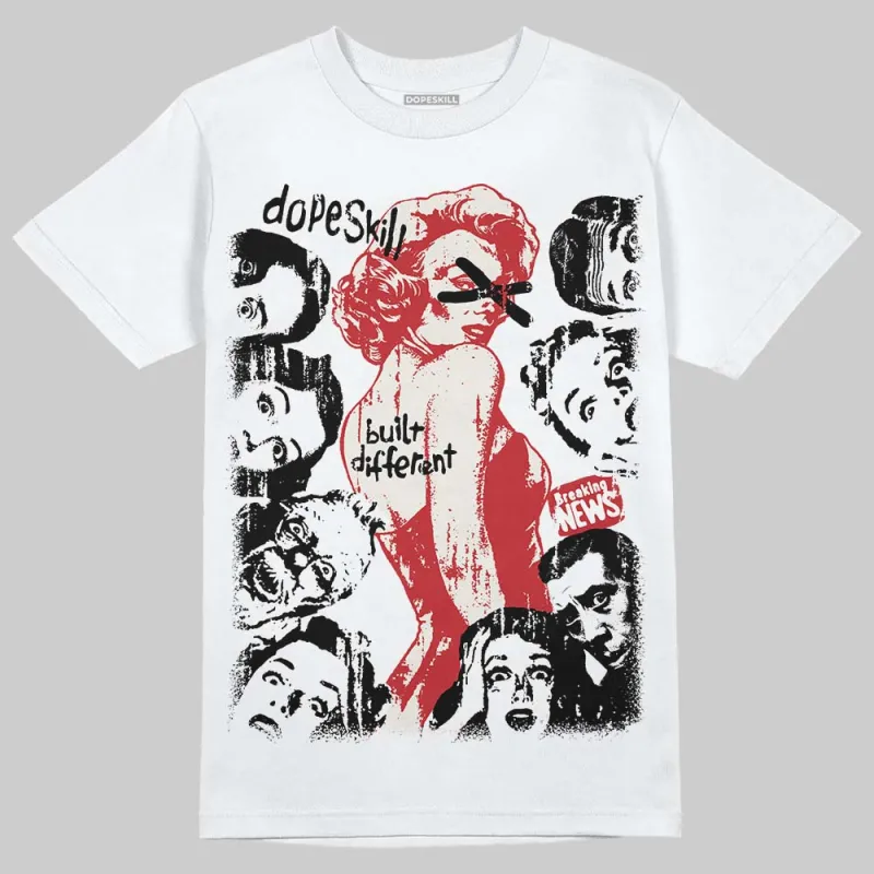 Flight Club 4s DopeSkill T-Shirt Built Different Graphic sold by DopeSkill