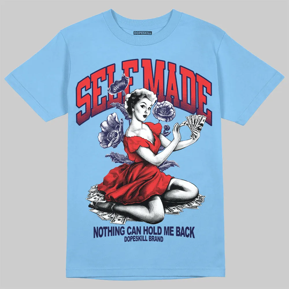 University Blue 'Self Made' DopeSkill Graphic T-Shirt sold by DopeSkill product image thumbnail 3