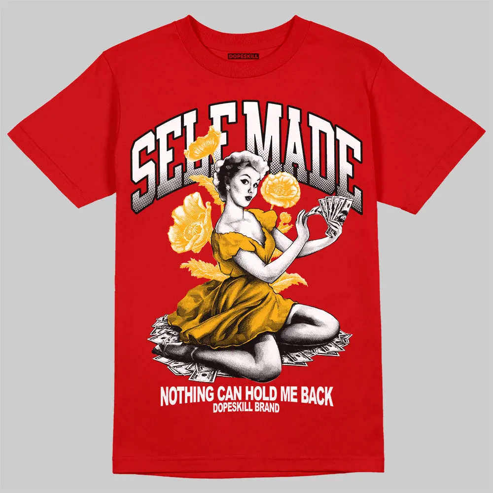 Red 'Self Made' DopeSkill Graphic T-Shirt sold by DopeSkill product image thumbnail 3