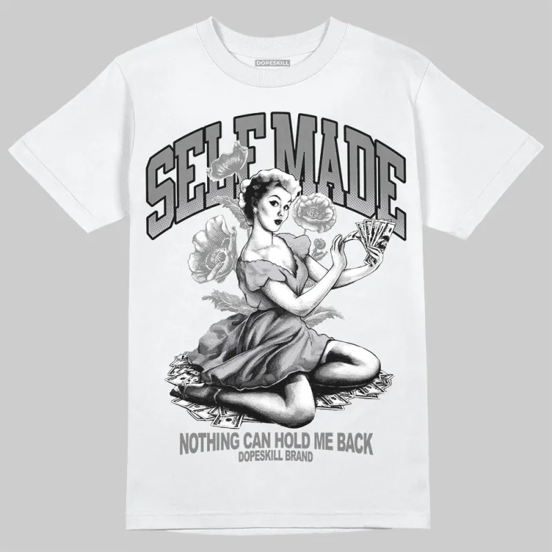 Grey 'Self Made' DopeSkill Graphic T-Shirt sold by DopeSkill