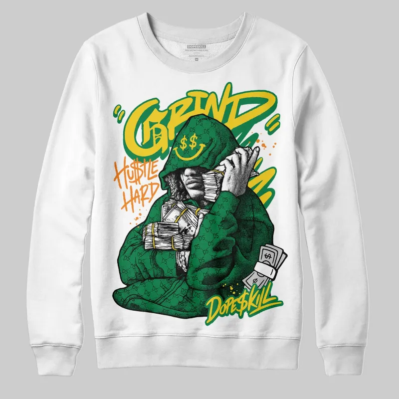 Green 'Grind Pray' DopeSkill Graphic Sweatshirt sold by DopeSkill
