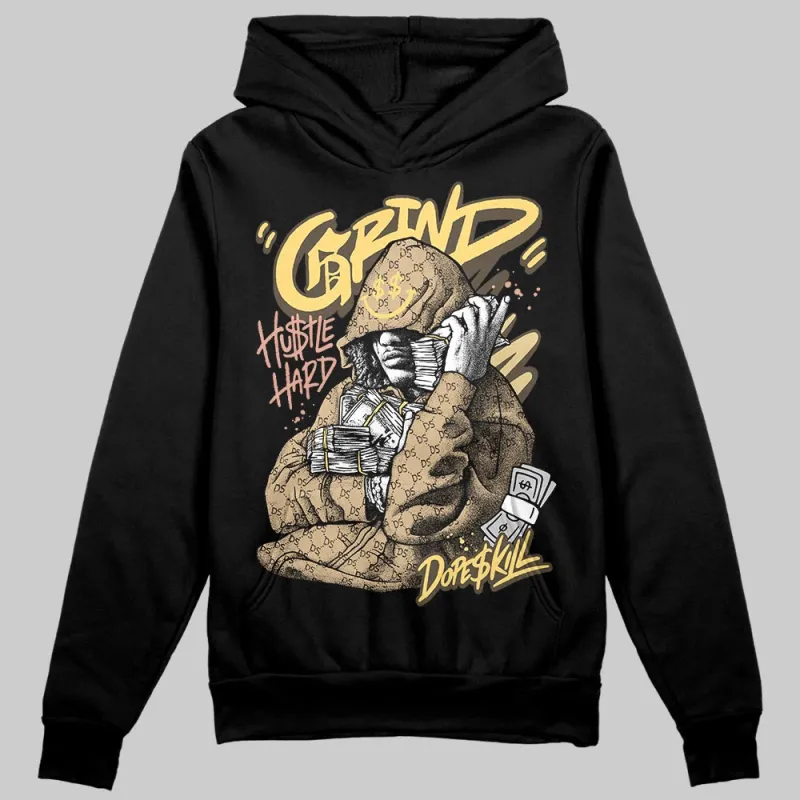 TAN 'Grind Pray' DopeSkill Graphic Hoodie sold by DopeSkill