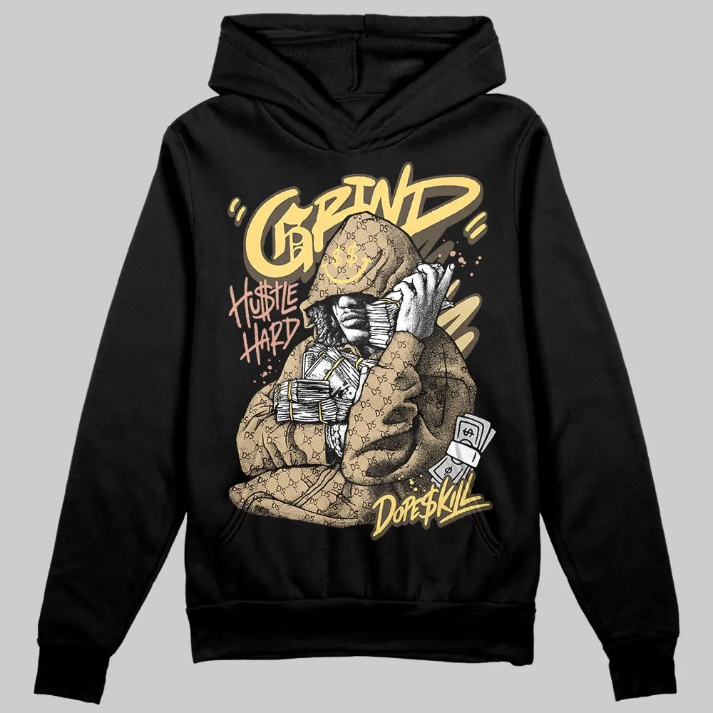 TAN 'Grind Pray' DopeSkill Graphic Hoodie sold by DopeSkill