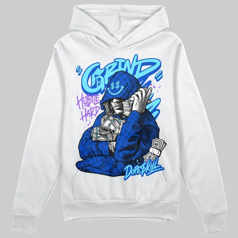 Royal Blue 'Grind Pray' DopeSkill Graphic Hoodie sold by DopeSkill