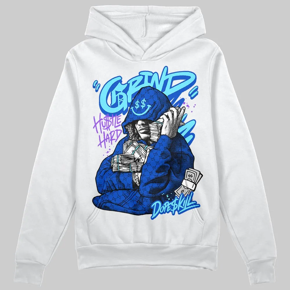 Royal Blue 'Grind Pray' DopeSkill Graphic Hoodie sold by DopeSkill