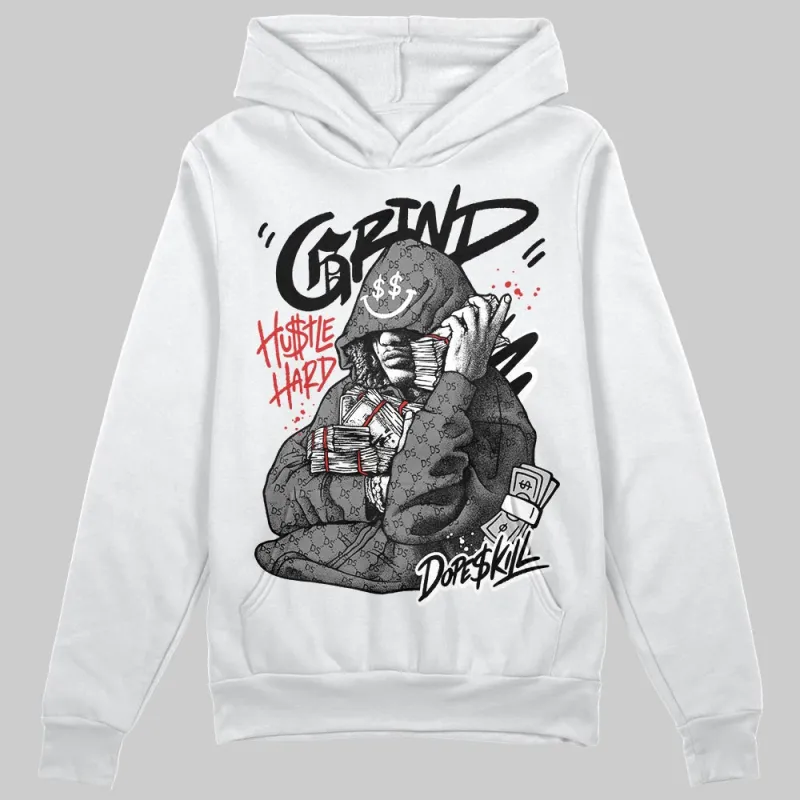 Grey 'Grind Pray' DopeSkill Graphic Hoodie sold by DopeSkill