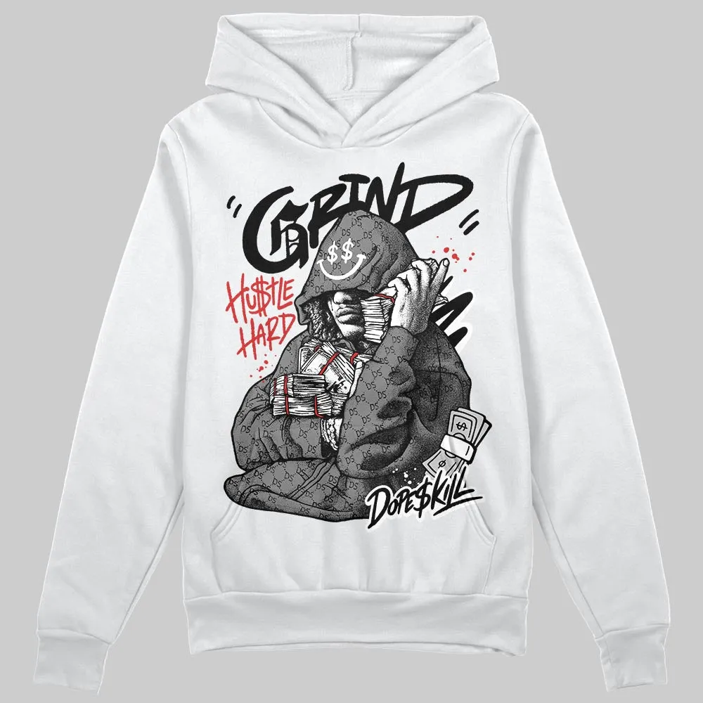 Grey 'Grind Pray' DopeSkill Graphic Hoodie sold by DopeSkill